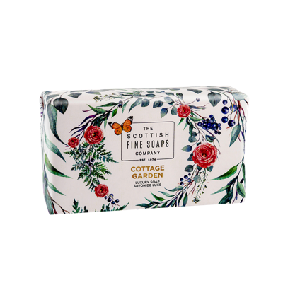 Scottish Fine Soaps Cottage Garden Luxuxry soap bar